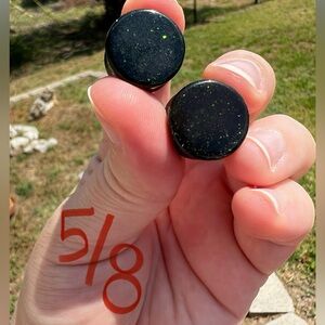 Green Goldstone Plugs Gauges 5/8